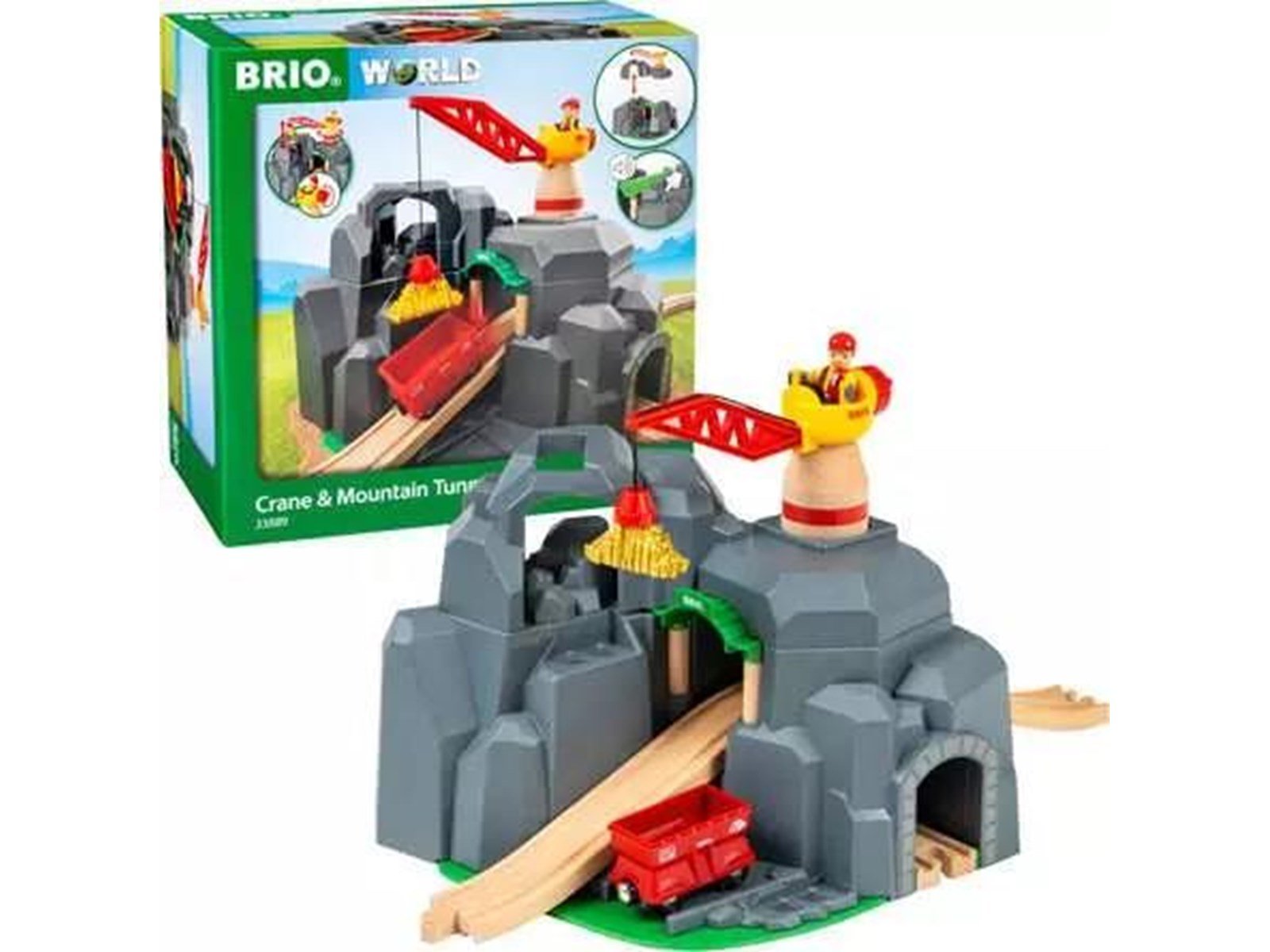 Brio Crane and Mountain Tunnel Brio Crane and Mountain Tunnel